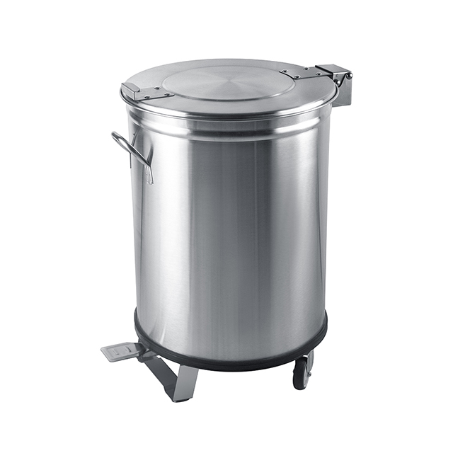 Cylinder Stainless Steel Garbage Bin