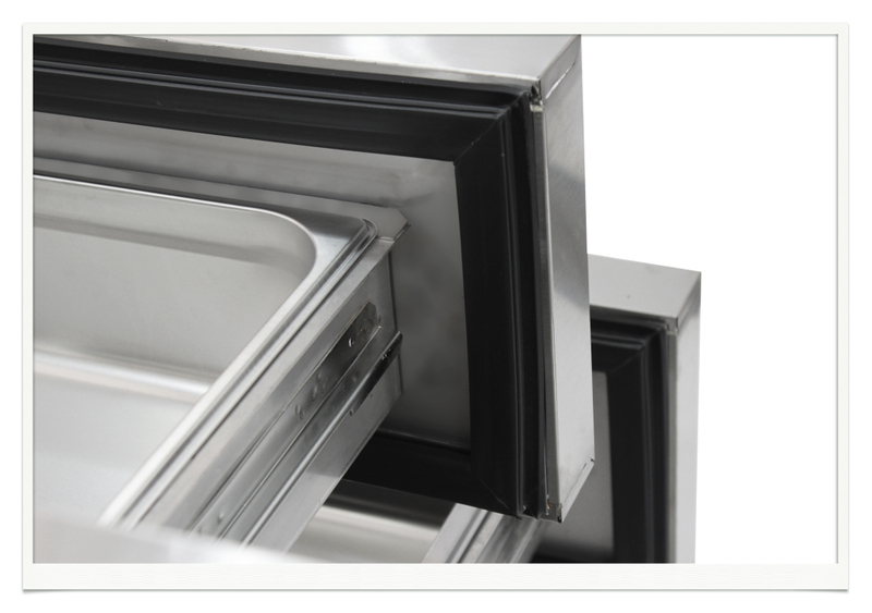 36" 2-Drawer Refrigerated Chef Base: Maximize Kitchen Efficiency