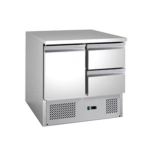 240 Liter Commercial Stainless Steel Saladette With 2 Drawer 