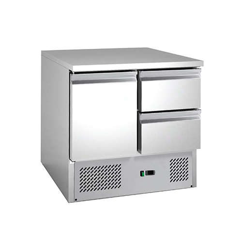 240 Liter Commercial Stainless Steel Saladette With 2 Drawer 