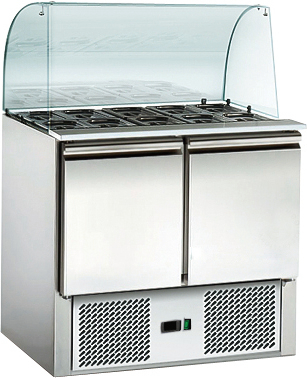 SALADETTE S-900CG - Professional Grade Saladette with R290 Eco Option & Easy-Clean Design