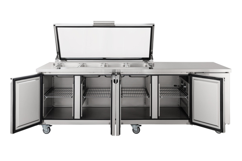 2500mm GN Pan Compatibility Preparation Tables for Efficiency