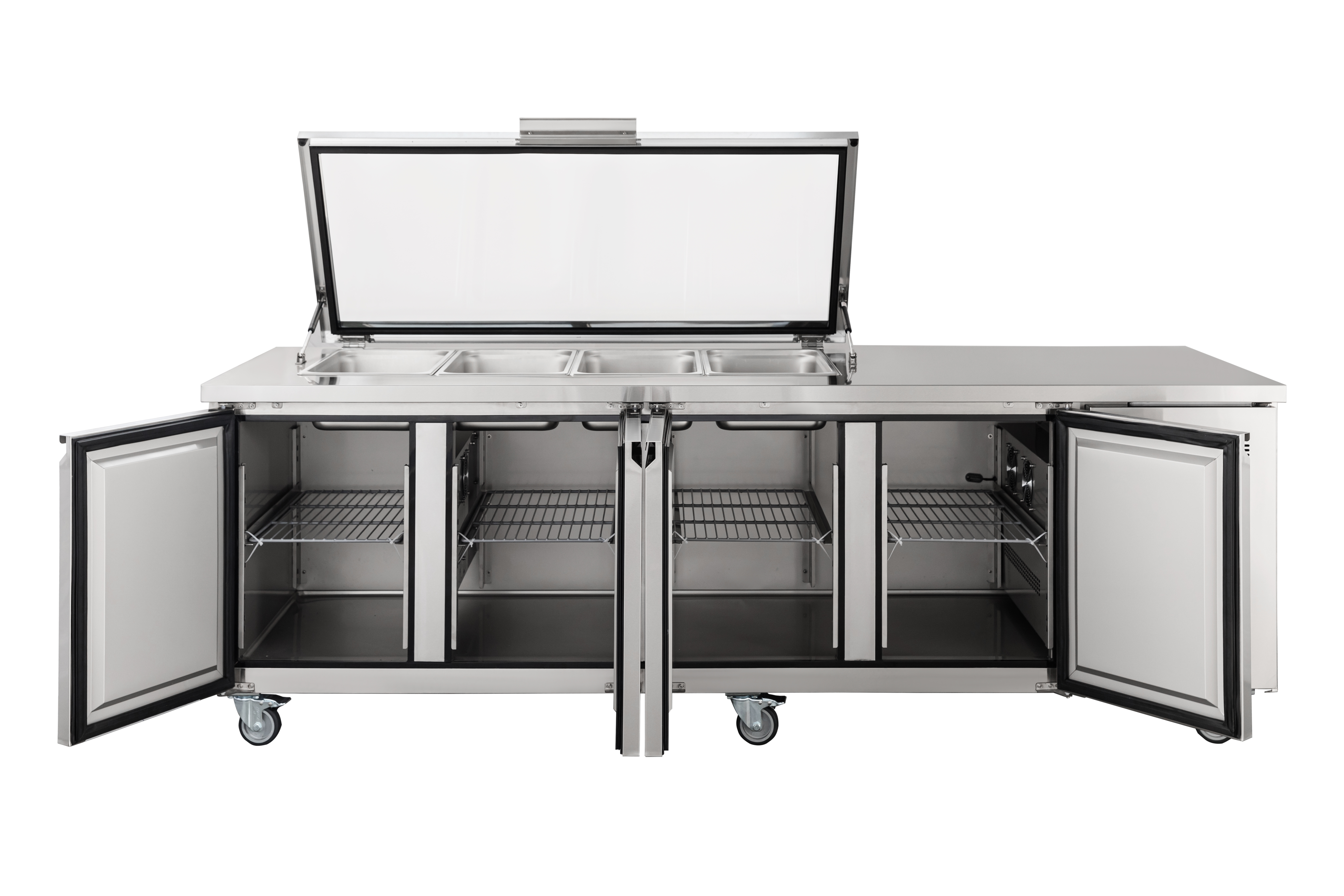 2500mm GN Pan Compatibility Preparation Tables for Efficiency