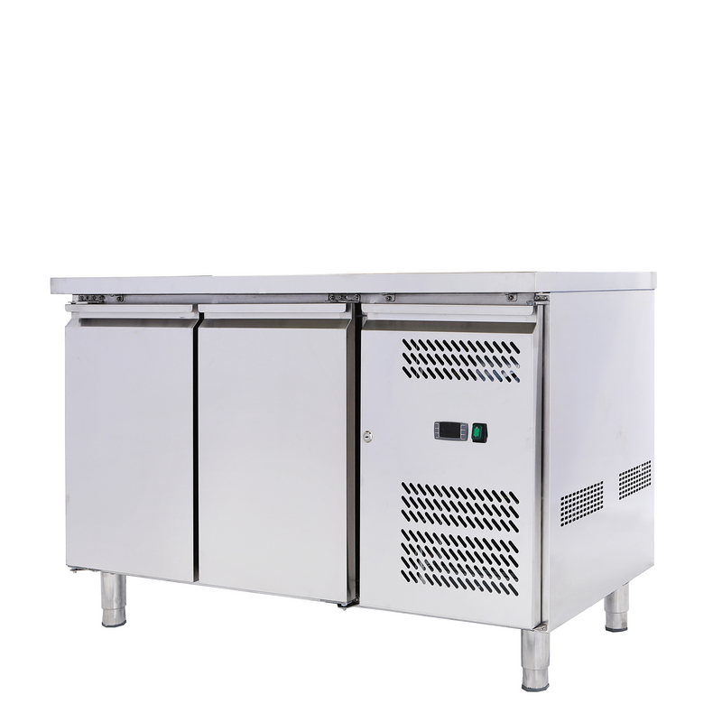European Type Auto Defrost GN Counter freezer with Backsplash