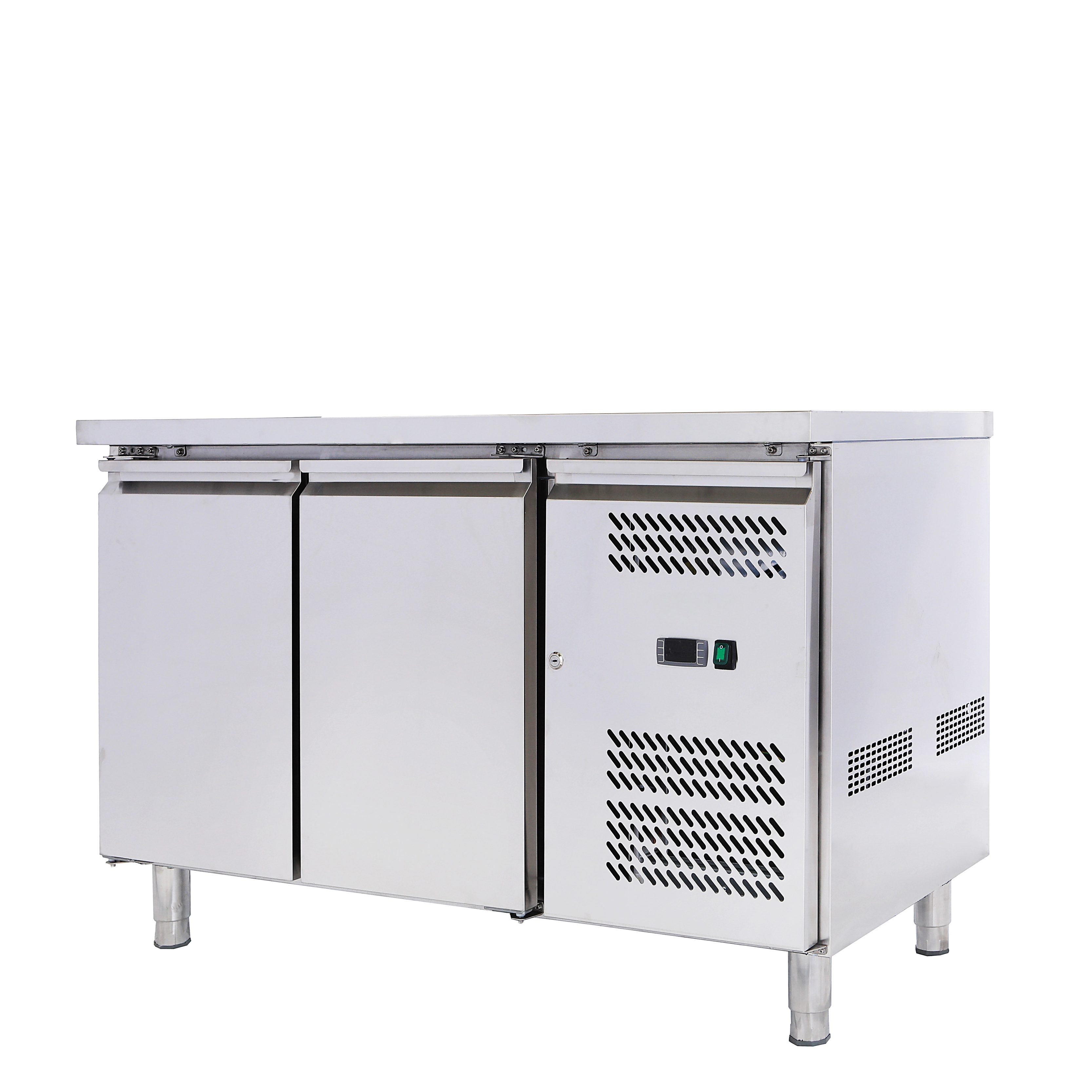 European Type Auto Defrost GN Counter freezer with Backsplash