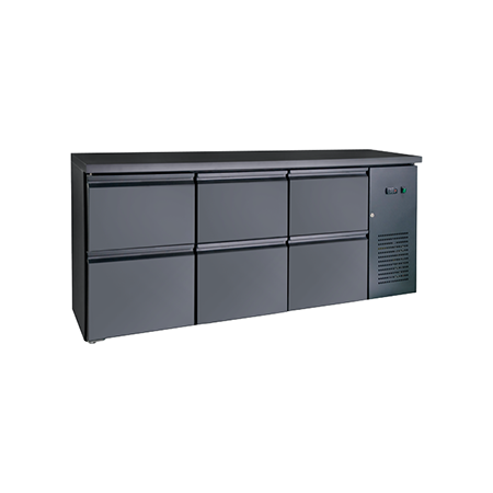 DC320 425L Professional Dual-Door Undercounter Refrigerator with GN Drawers