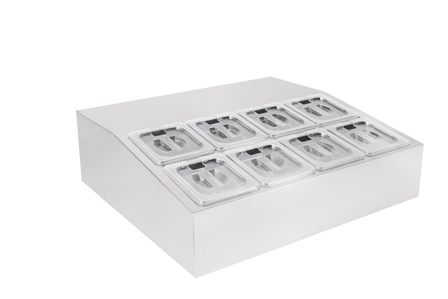 Commercial Refrigerated Topping Unit for American Style Pans