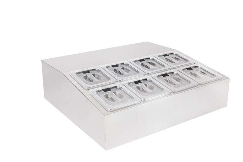 Commercial Refrigerated Topping Unit for American Style Pans