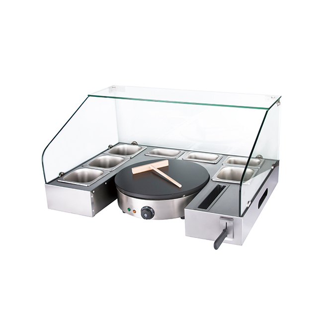 Commercial Double Head Crepe Maker Electric Crepe Machine