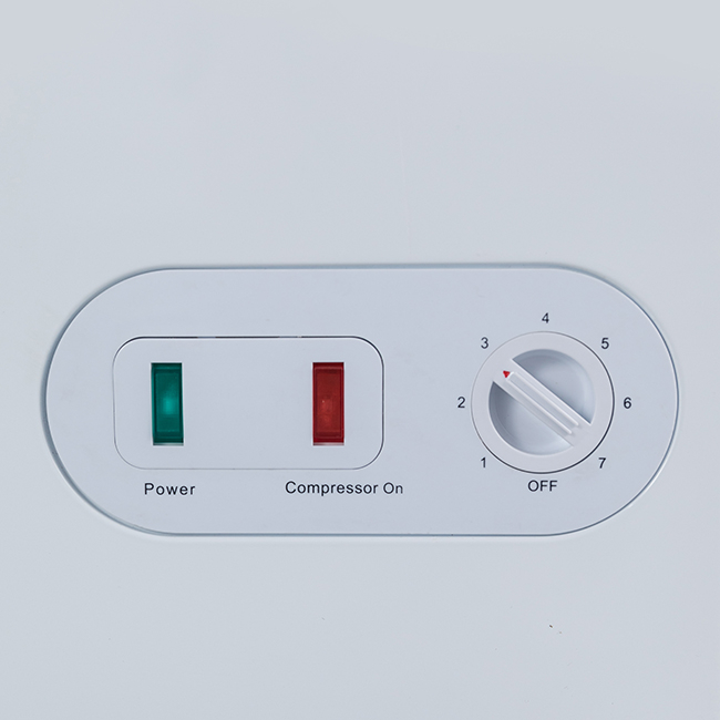 Commercial Freezer with Lockable Glass Lid