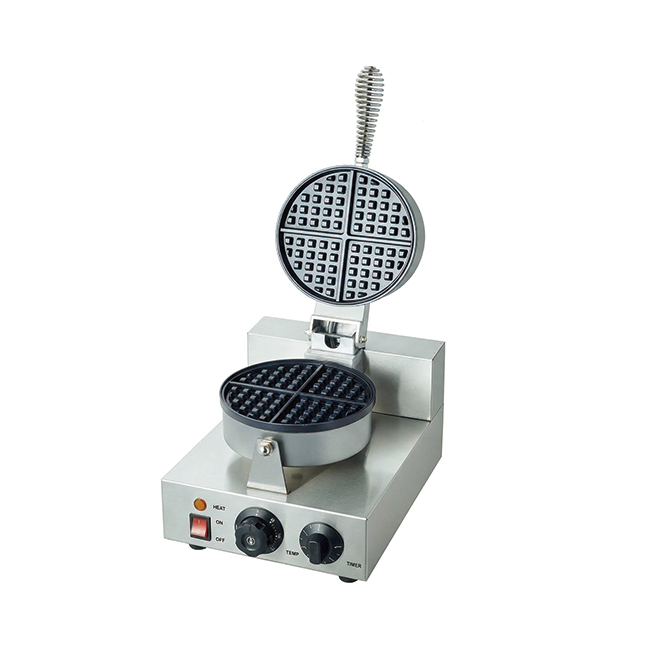 Dual-Plated Professional Waffle Maker Simultaneous Cooking
