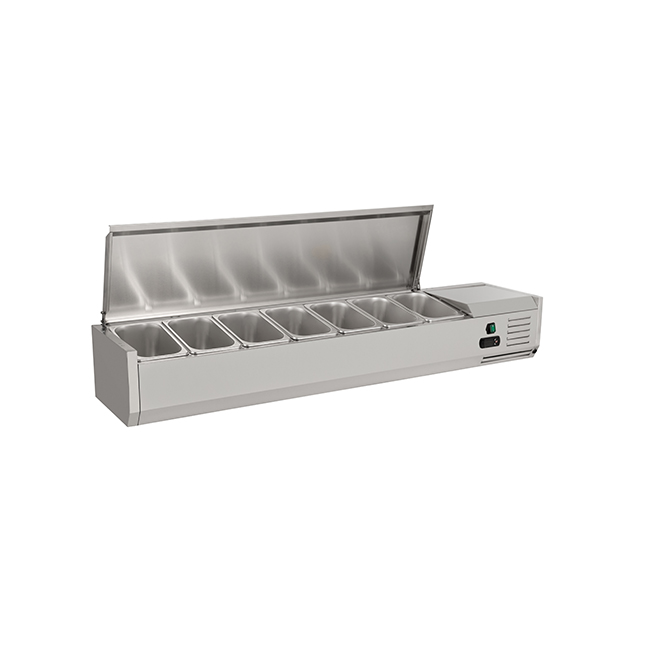 VRX Heavy Duty Stainless Steel Lid for Commercial Prep Counter