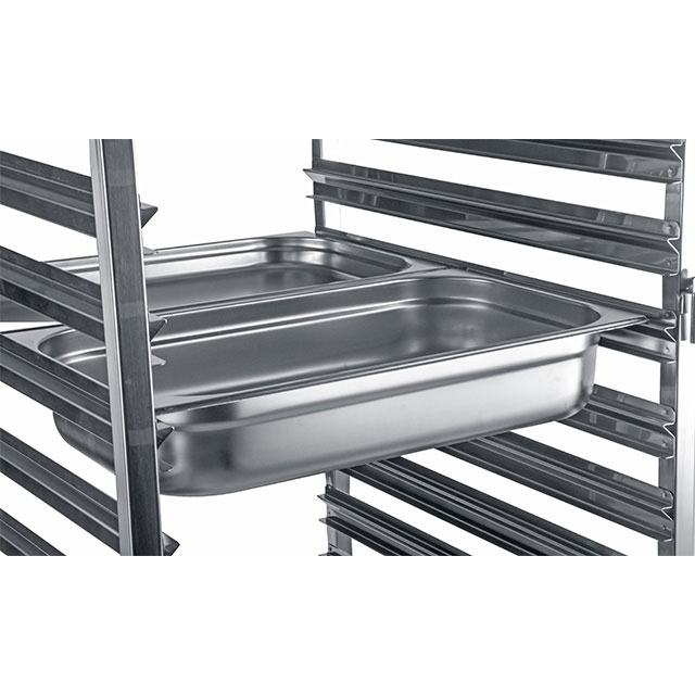 Heavy-Duty Stainless Steel Multi-Tier Storage Trolley