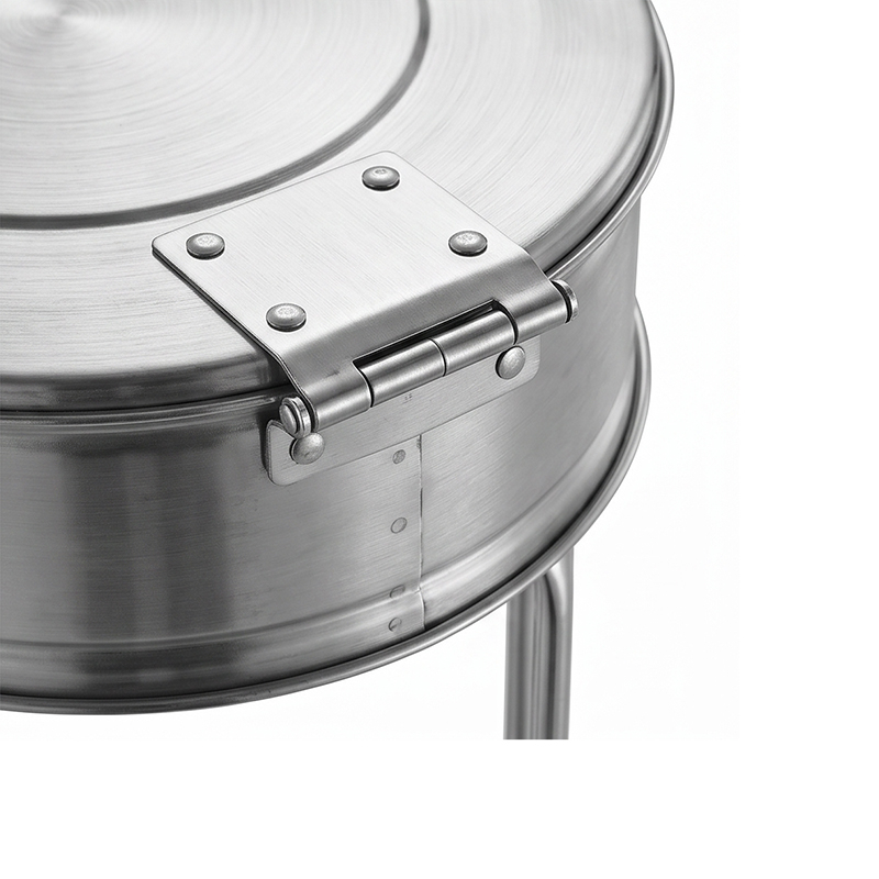 Stainless Steel Commercial Pedal Bin with Stand and Wheels
