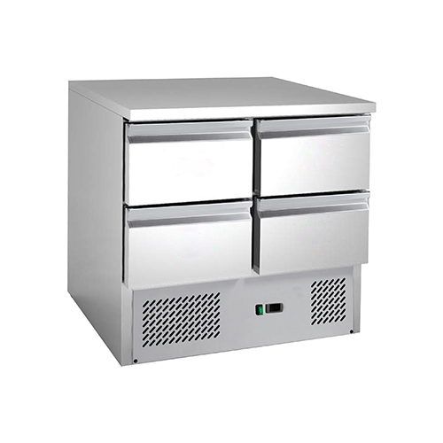 240 Liter Commercial Stainless Steel Saladette With 2 Drawer 