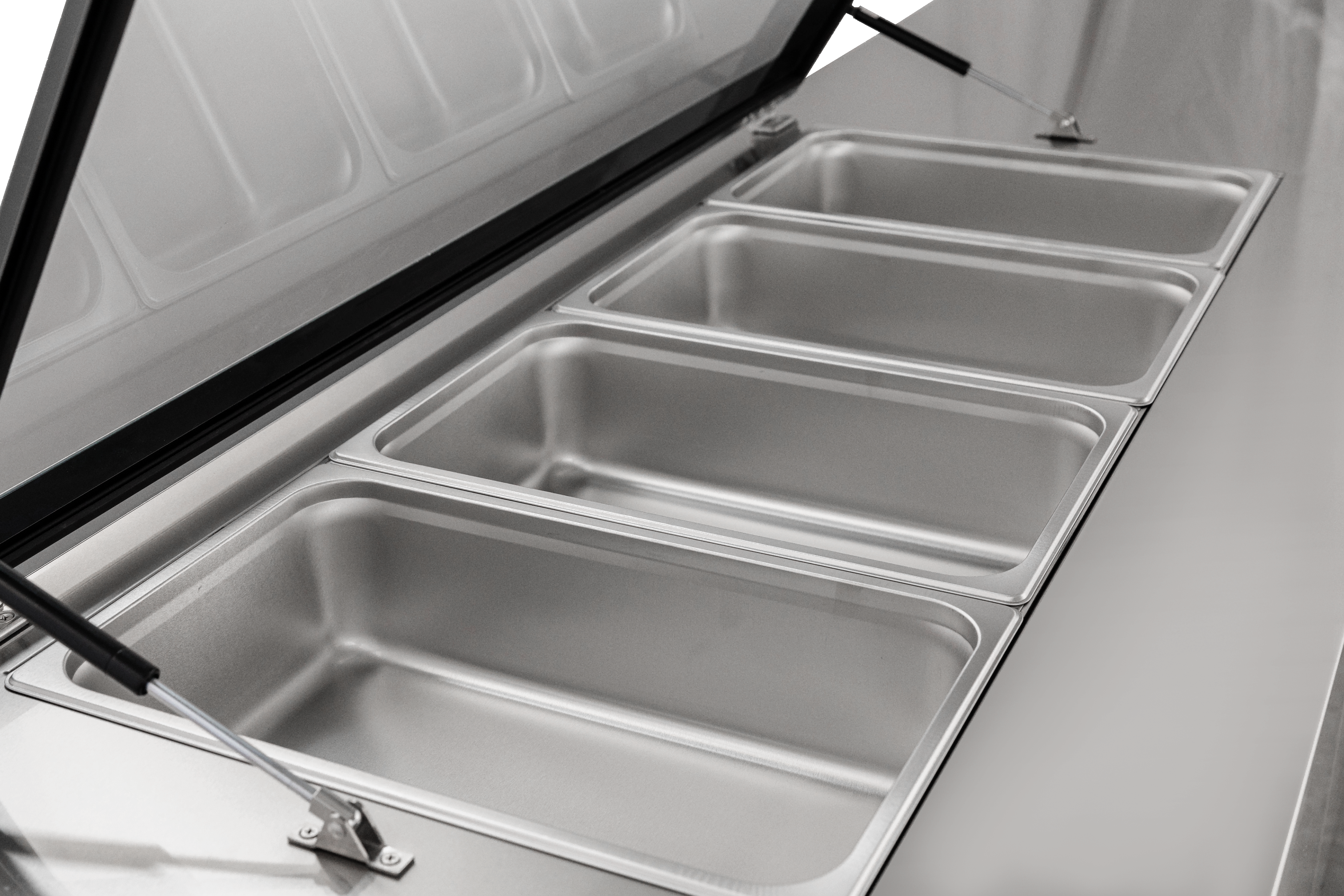 2500mm GN Pan Compatibility Preparation Tables for Efficiency