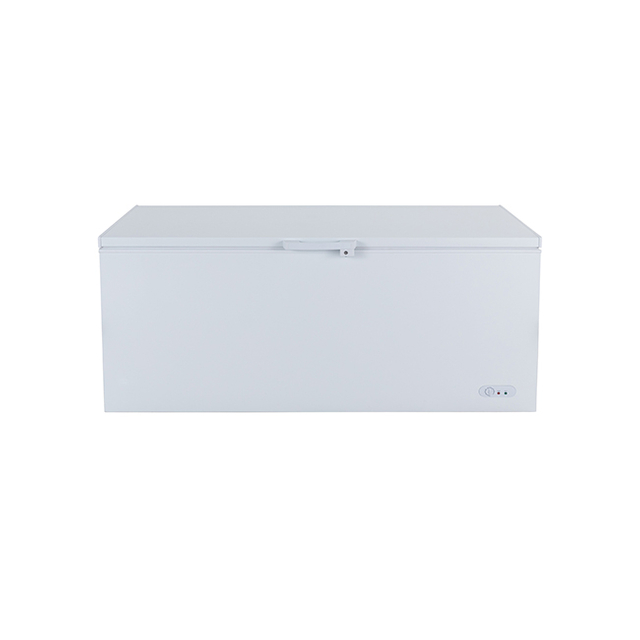 Compact Deep Chest Freezer with Removable Basket White