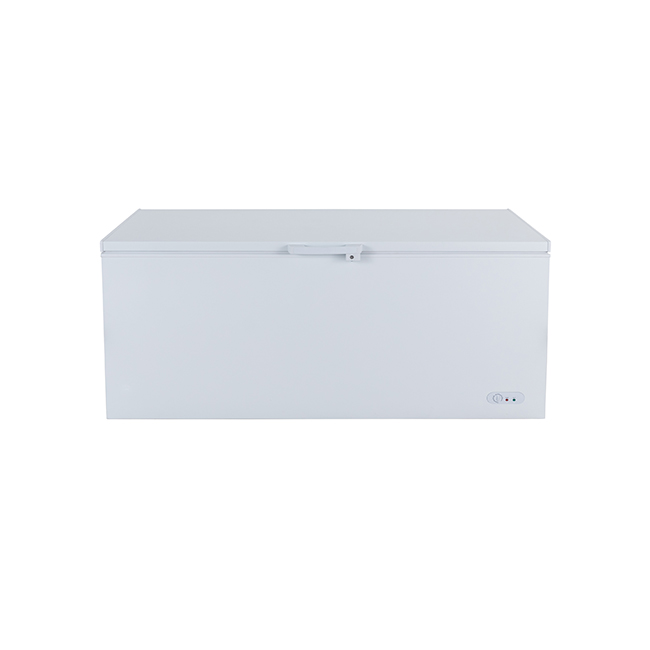 Compact Deep Chest Freezer with Removable Basket White