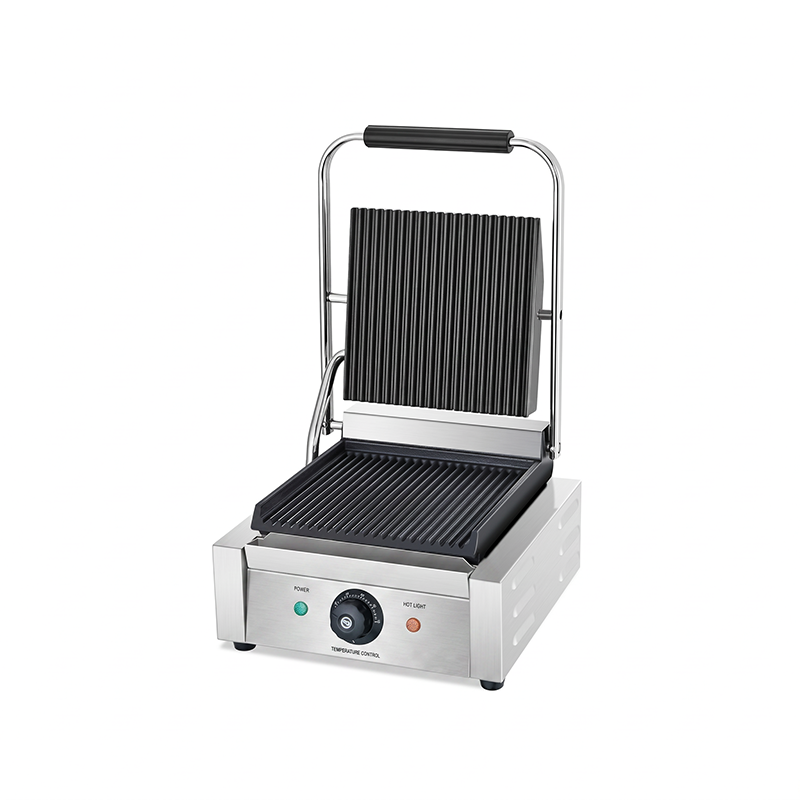 Commercial Electric Contact Grill with Cast Iron Plate