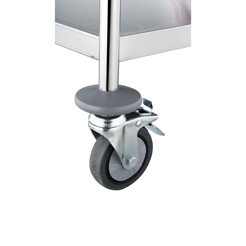 Dining Cart Double Tier Service Trolley for Hotel