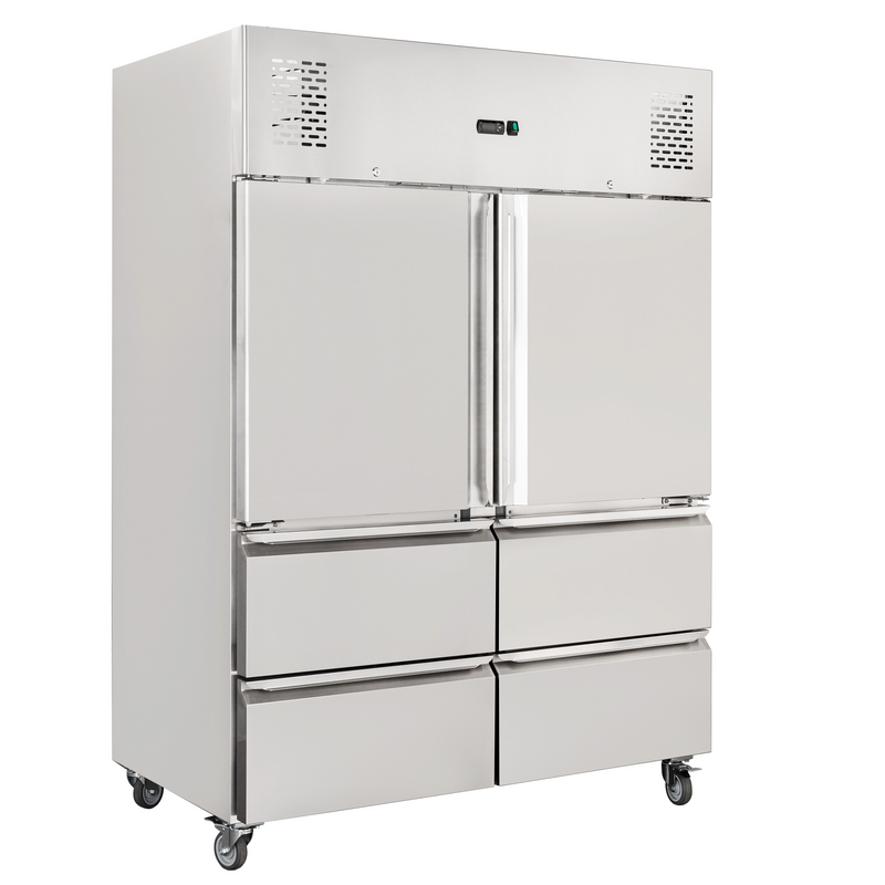 1260L European Upright Cabinet Kitchen-Designed with Dual Doors and Integrated Liner
