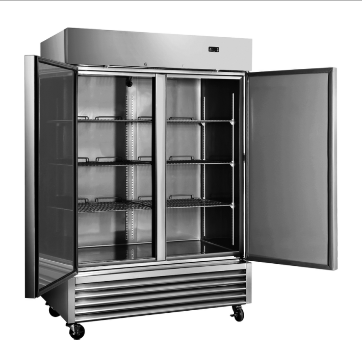 1300L Commercial Reach-in Refrigerator with Solid Doors with ETL Certification