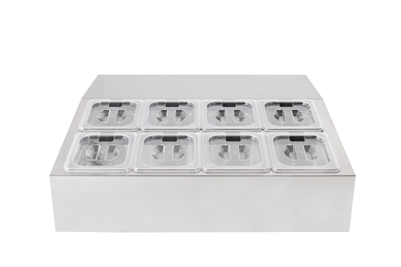 Commercial Refrigerated Topping Unit for American Style Pans