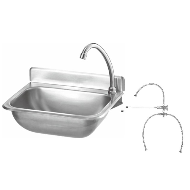 Stainless Steel Knee Opera Ted Hand Washbasin for Restaurant