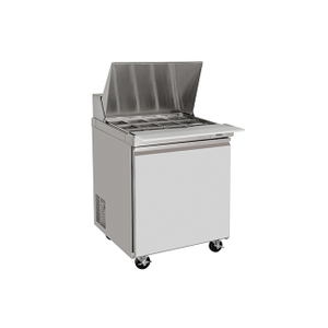Commercial Single-Door American-Style Stainless Steel Flip Lid Counter