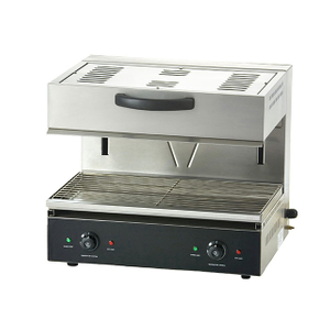 Commercial kitchen using lift-up electric Salamander