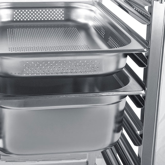 Heavy-Duty Stainless Steel Multi-Tier Storage Trolley