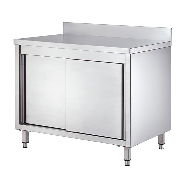 Neutral stainless steel Commercial Kitchen cabinets