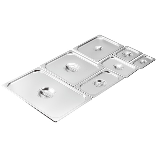 Vented Cover for Perforated GN Pans Splash-Proof Ventilation with Handle