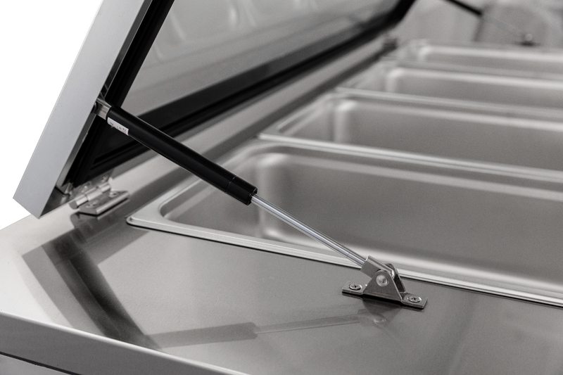 2500mm GN Pan Compatibility Preparation Tables for Efficiency