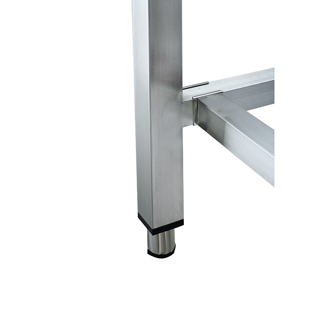 Stainless Steel Worktable With Adjustable Feet