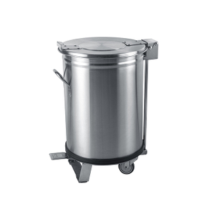 Cylinder Stainless Steel Garbage Bin