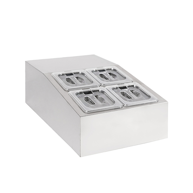 Refrigerated Topping Unit RTR Holds 8 X 1/6 Pans (Included)