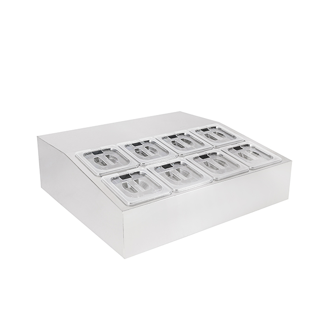 Commercial Refrigerated Topping Unit for American Style Pans