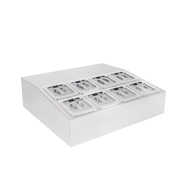 Commercial Refrigerated Topping Unit for American Style Pans