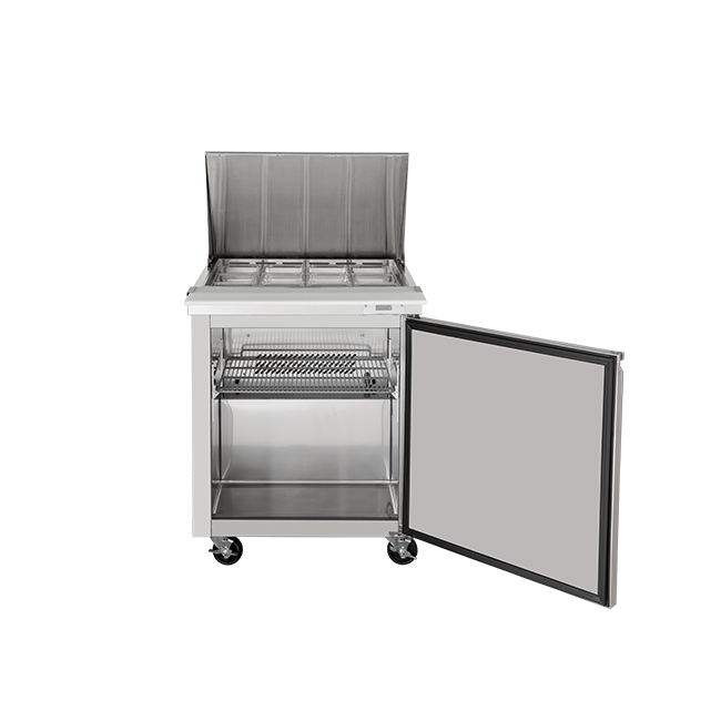 Commercial Single-Door American-Style Stainless Steel Flip Lid Counter