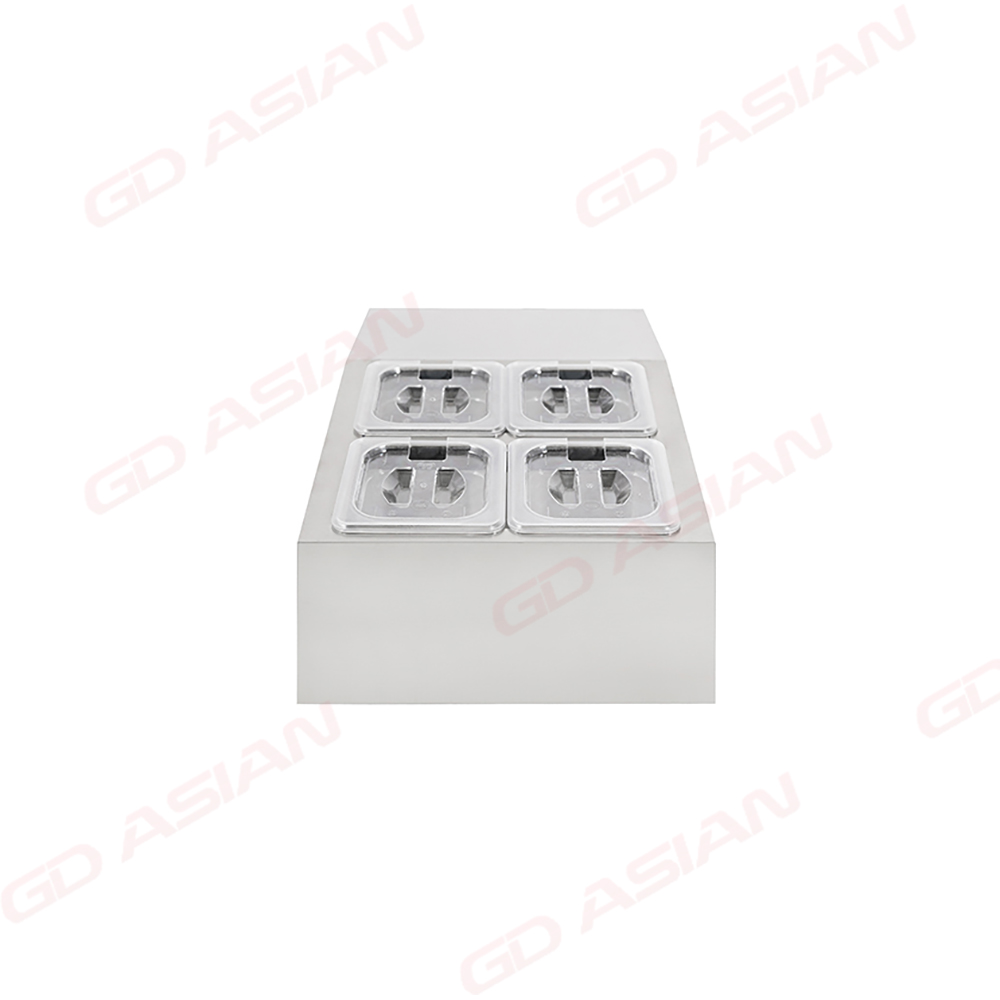 Refrigerated Topping Unit RTR Holds 8 X 1/6 Pans (Included)