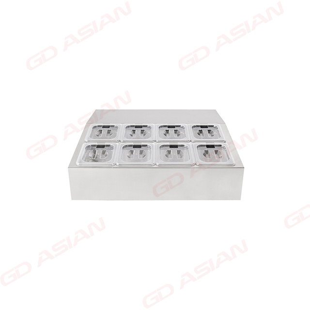 Commercial Refrigerated Topping Unit for American Style Pans
