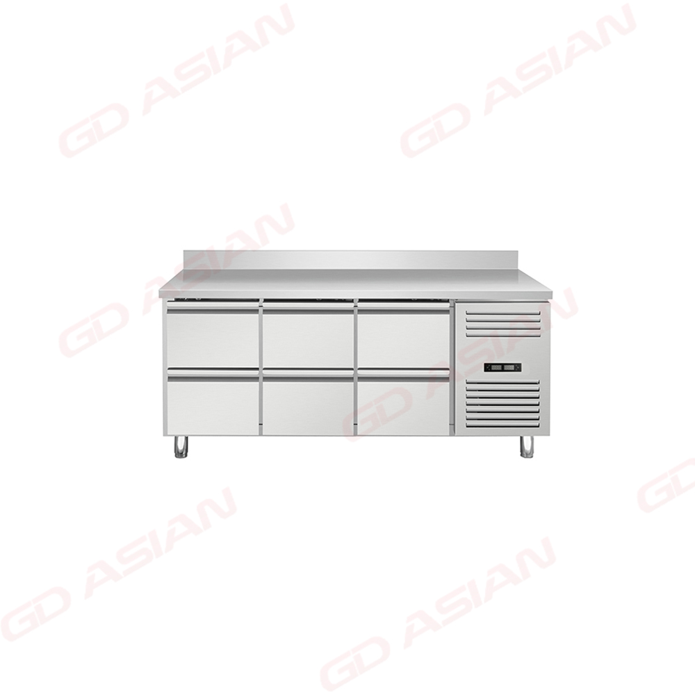 Double Temperature 700mm Depth Refrigerated Counter