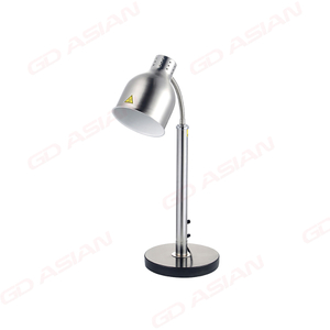 Single Double Head Commercial Food Warming Lamp Stainless Steel Buffet Lamp