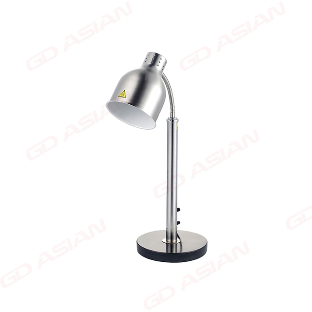 Single Double Head Commercial Food Warming Lamp Stainless Steel Buffet Lamp
