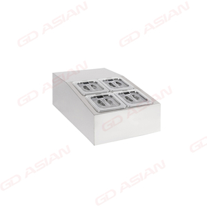 Refrigerated Topping Unit RTR Holds 8 X 1/6 Pans (Included)