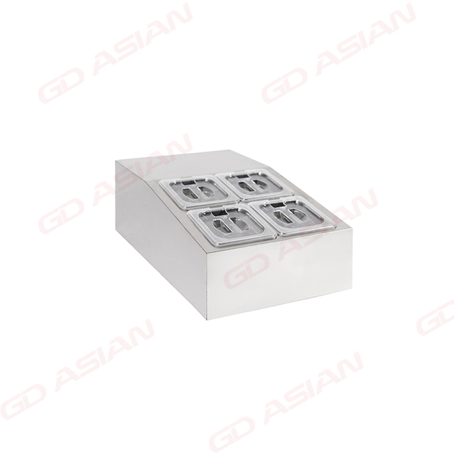 Refrigerated Topping Unit RTR Holds 8 X 1/6 Pans (Included)
