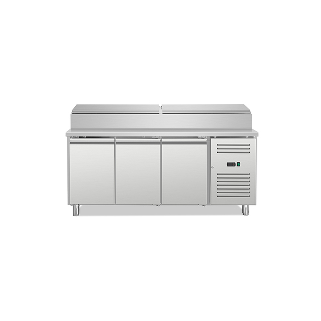 SH2000/800 Commercial Sandwich Prep Table with Refrigerator Stainless Steel