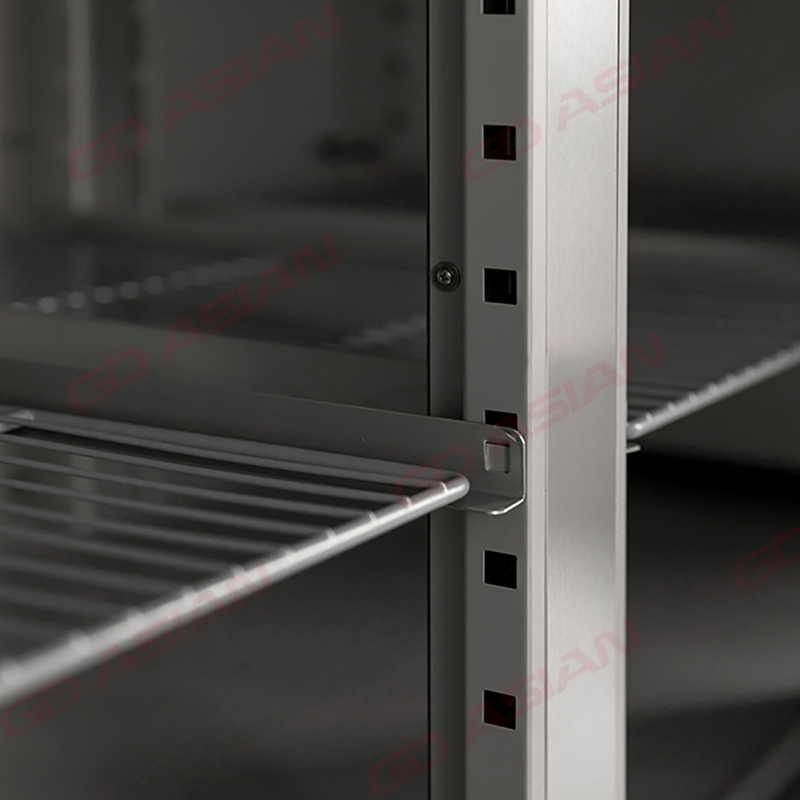 Commercial Pizza Prep Table Refrigerated Black Granite Top Series