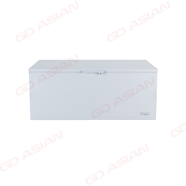Compact Deep Chest Freezer with Removable Basket White
